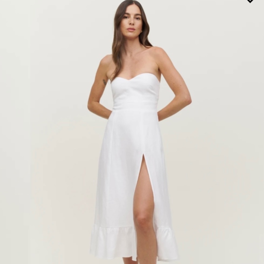 NWT Reformation Amagansett Linen Dress